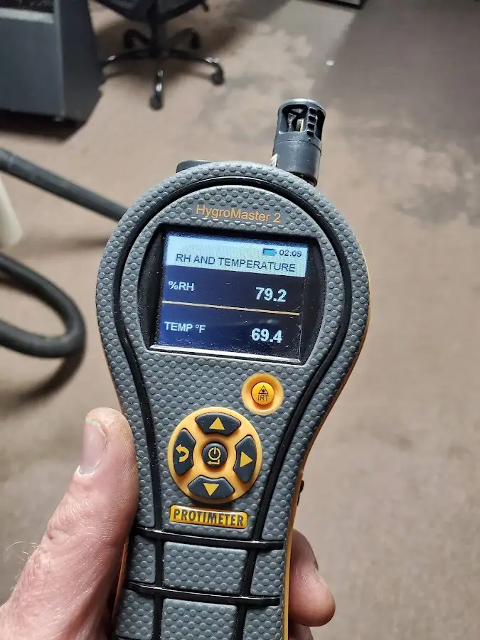 Moisture meter humidity assessment for Mold Remediation & Removal in Streetsboro